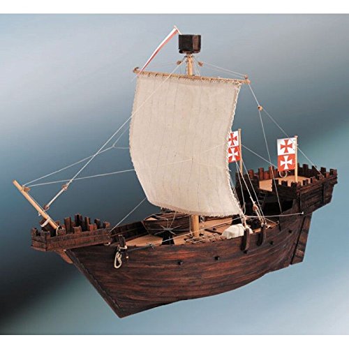 Buy Dusek D003 Hanse Kogge Model Ship Kit Easy to Assemble, Laser Cut Plywood, Plank on