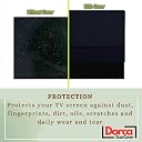 Dorca® Dust Care Television Cover for Vu GloLED 55 inch Smart tv 55GloLED-Black gallery image