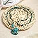Yomisa Boho Turquoise Necklaces for Women Men Long,Turquoise Heart Pendant Necklaces for Womens Trendy,Handmade Bohemian Western Natural Stone Beaded Necklace Holiday Fashion Charm Jewelry Gifts,35''