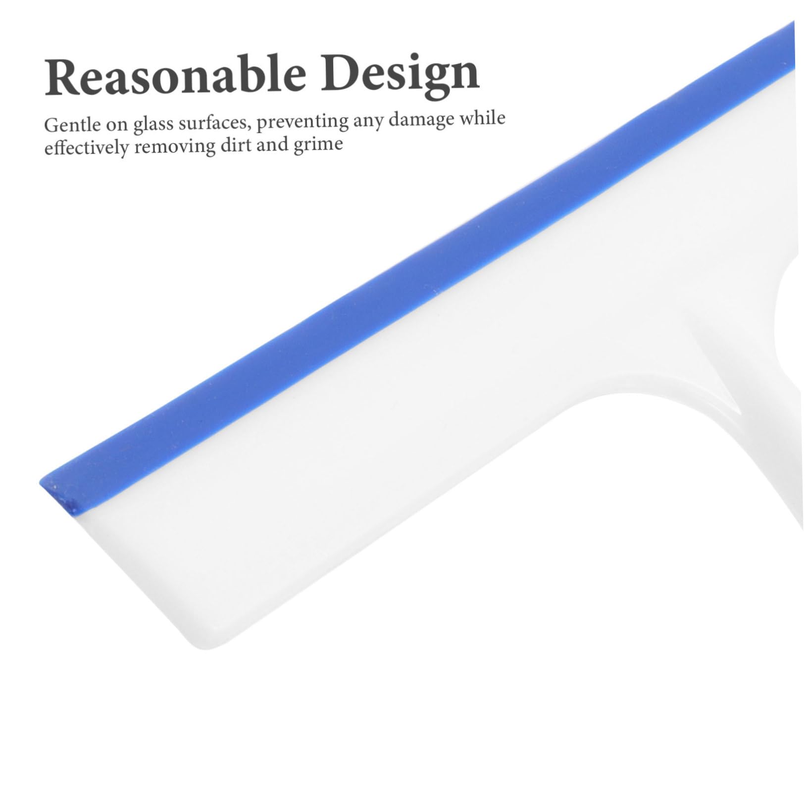 GARVALON Autofensterabzieher Schonend für Glasflächen mit Ergonomischem Griff 2 Stück als Spiegelwischer Weiß aus Pp und Silikon Auto Rückspiegelreiniger für Autopflege und Reinigung