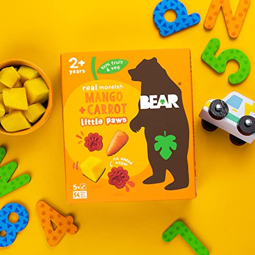 BEAR-Mango-Carrot-Pure-Fruit-Veg-Paws-Suitable-for-2-years-20g-20-packs