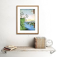 絵画 flk040092 Amazon.com: PAINTING JAPANESE WOODBLOCK BOATS