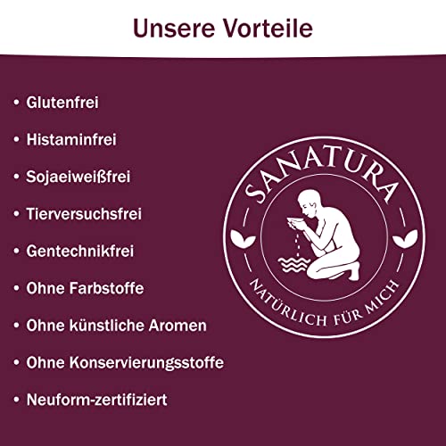 Sanatura Akazienfaser Pulver Bio – 180 g – wertvoller Ballaststofflieferant aus Akazienfasern - lösliche Ballaststoffe - vegan, glutenfrei und fructosefrei – gut verträglich
