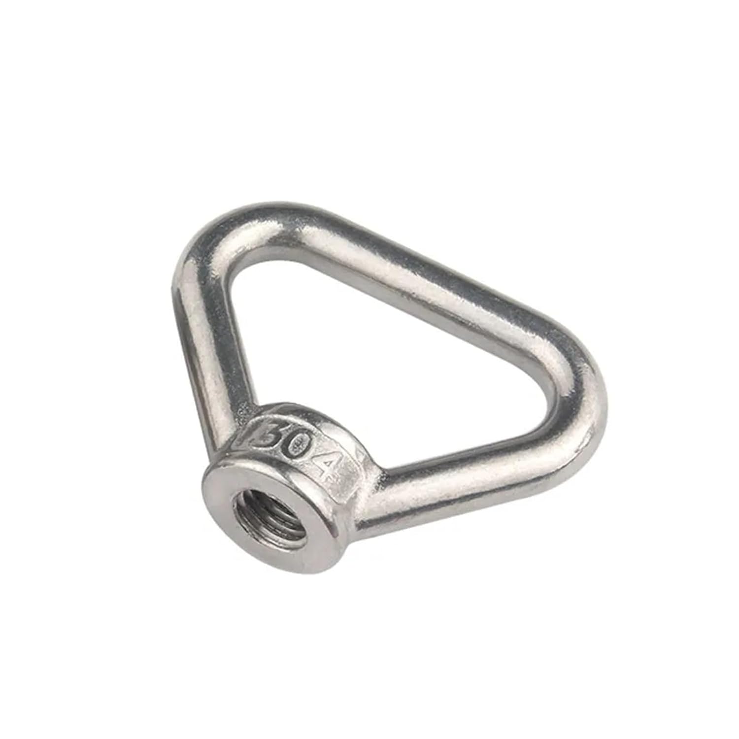 Eye Nut 10pcs M10 M12 M14 M16 M20 M24 Stainless Steel Triangle Nuts Fastener(M 12)