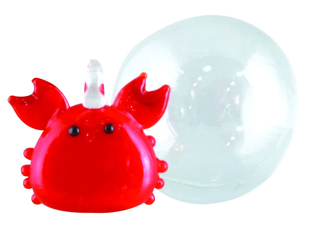 Amazon.co.jp: フォーカート かわいい手作り ガラス細工 浮玉 カニ