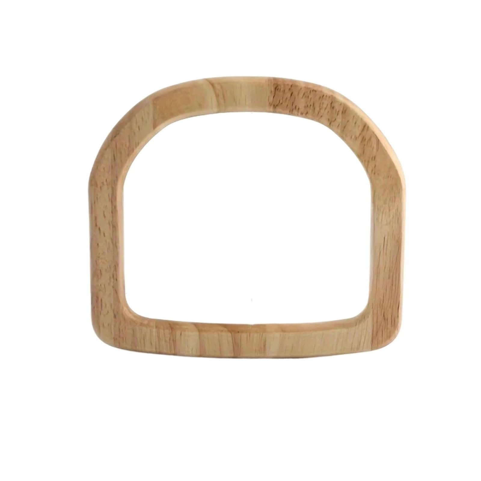 MRKU Asa de Madera para Bolso, Accesorios para Bolsos, Manualidades, Bricolaje, 2 Piezas, Repuesto de Paja Tejida para Manualidades