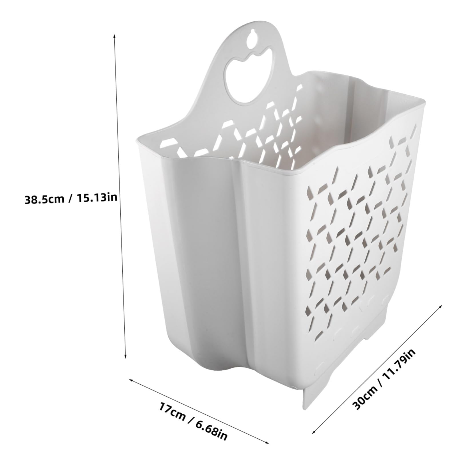 Mipcase 4 Pezzi Cesta Portabiancheria Pieghevole da Contenitore per Biancheria con per Bagno Camera e Salvante e Facile da Installare