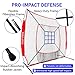 OwinMax 7x7 ft Baseball Softball Practice Net with The Detachable Bow Frame for Batting, Hitting, Pitching, Portable Baseball Practice Net with Carry Bag, Great for All Levels
