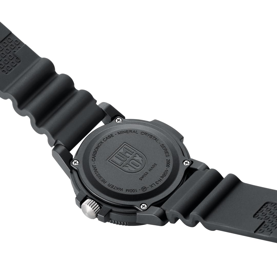 Luminox - Sea Bass X3.BZ01.1 - Orologio subacqueo uomo - Orologi per Uomo - 44mm - Quarzo svizzero - Resistente all'acqua 100M - Cristallo minerale - Cassa CARBONOX - Sempre visibile - Swiss Made
