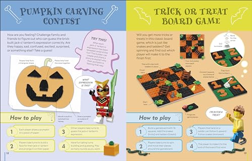 Image of The LEGO Halloween Games Book: Ideas for 50 Games, Challenges, Puzzles, and Activities