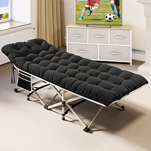 YITAHOME Camas de Camping Plegables para Adultos, Cama de Campamento Resistente y Resistente con...