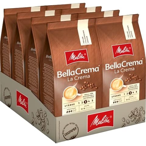 Melitta BellaCrema La Crema Ganze Kaffee-Bohnen 8 x 1kg Cover