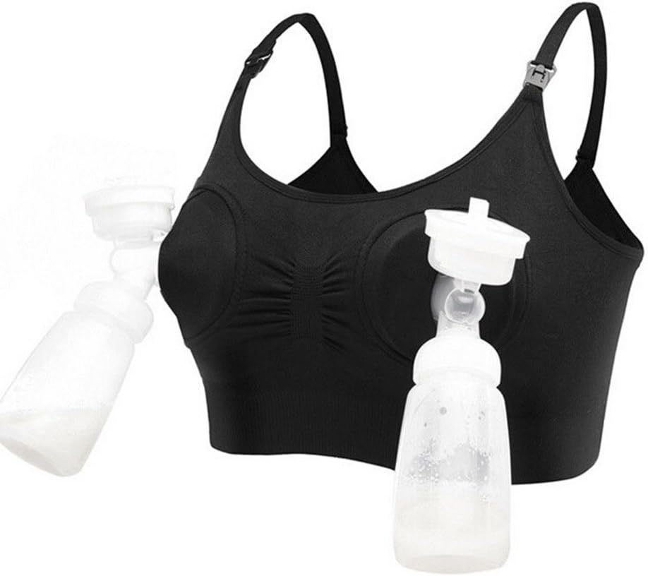 Women Hands Free Breast Feeding Pump Pumping Breastpump Maternity Nursing Bra