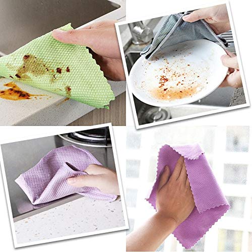 Shiny Wipes - Shiny Wipes Cleaning Cloths, Microfiber Fish Scale Cleaning Clothes, Nanoscale Streak Free Miracle Cleaning Cloths For Window, Mirrors, Glasses,Stainless Steel #TOP5