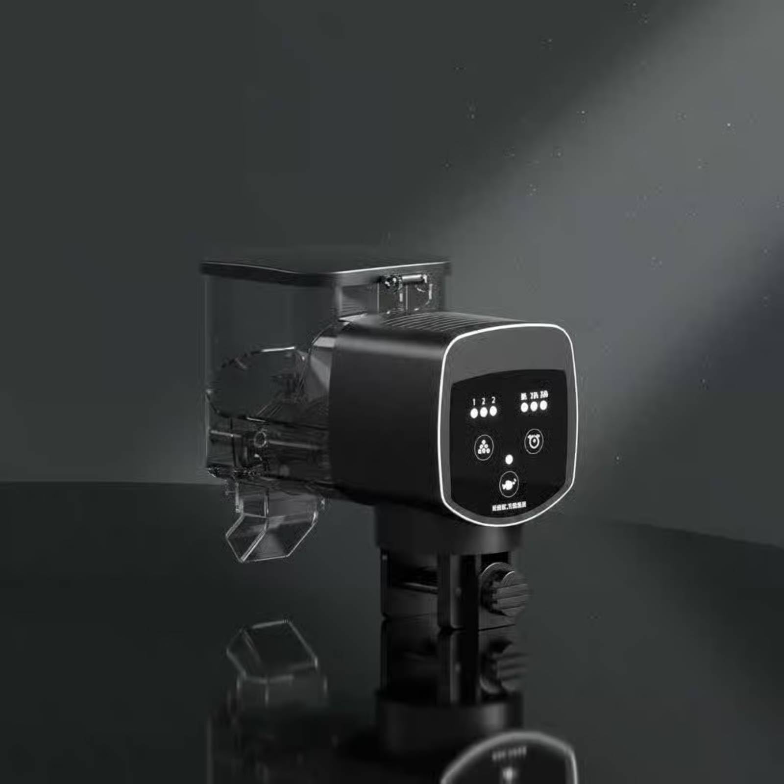 Alimentatore Automatico WY-350Y Acquario 500 Ml Dispenser Mangime Pesci Dosaggio Preciso Schermo LCD