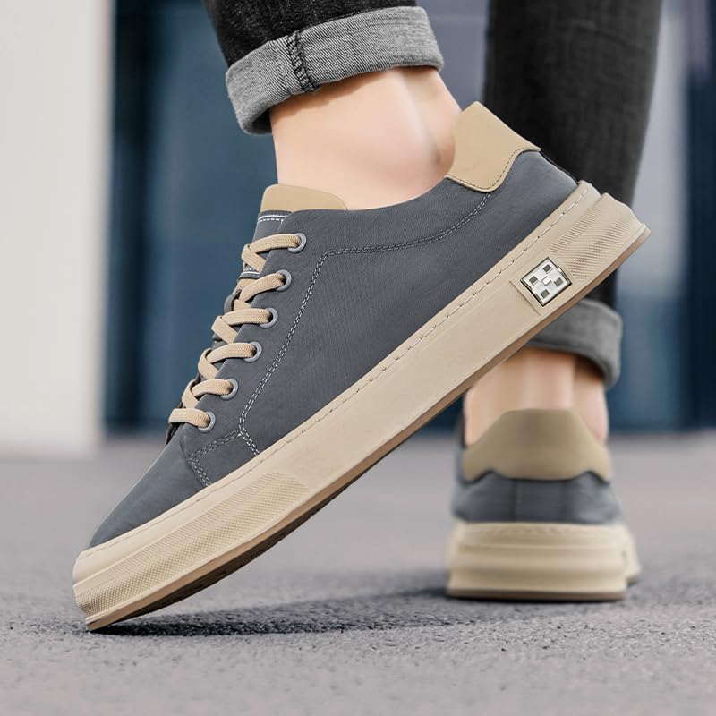 Men's Breathable Low-top Lace-up Sneakers, Business Casual and Versatile Style Shoes, Very Suitable for Leisure and Outdoor Activities 5