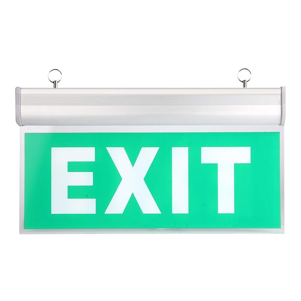 high bright led light source built with acrylic board exit lighting sign, led emergency exit, safety indicator lamp for supermarkets learning