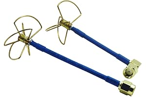 Anbee 5.8GHz Long Range FPV Cloverleaf Antenna for Reliable Video Transmission