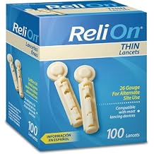 ReliOn Thin Lancets, 100 count