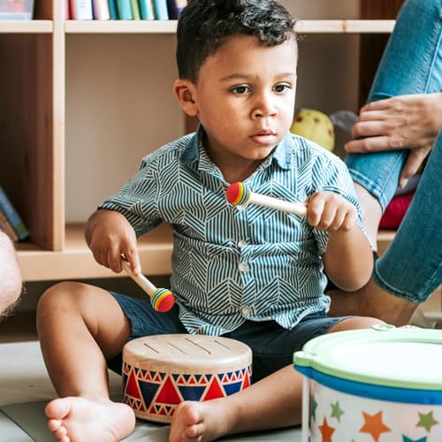 Baquetas rítmicas para niños, de plástico portátil con forma de piruleta, para timbales y principiantes, ideal para conciertos, fiestas y práctica de batería miniatura 5