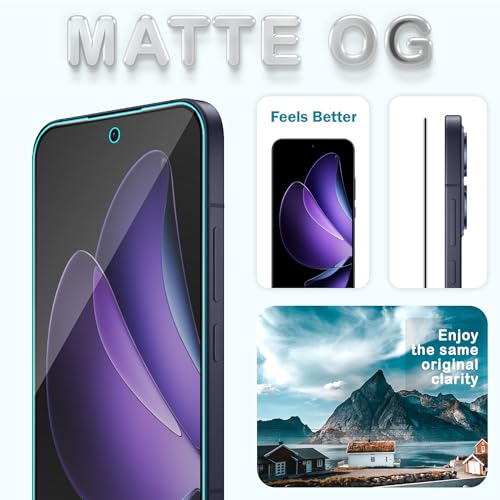 Image of FIRST MART Military-Grade Matte Anti-Glare Tempered Glass for OPPO Reno 13 (6.59 Inch) With Edge to Edge Screen Coverage and Easy Installation Kit | Matte Anti Glare
