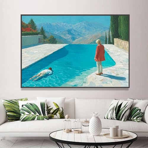 Tableau avec vue sur la montagne poster artistique pour grand salon