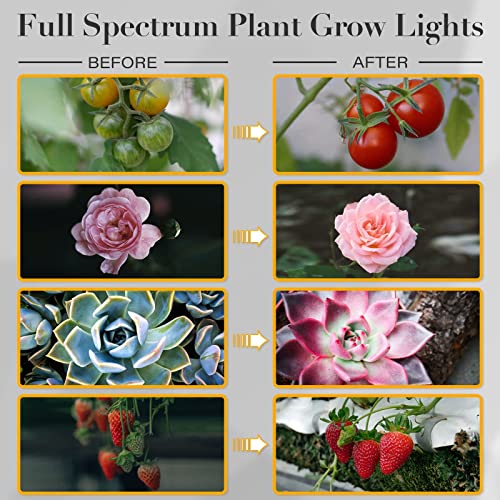 Ipower GLLEDXDUALGOOSEYLW50TX2 Full Spectrum Clip Plant Growing Lamp With 84 White Yellow Leds thumb #5