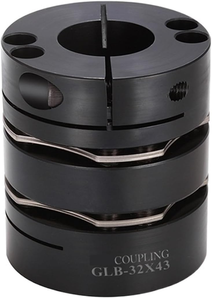 GLB 45# Steel High Rigidity Double Diaphragm Clamp Series Shaft Coupling 35-110 - Flexible Disc Coupling for Enhanced Performance(GLB-94x98-(19-45))