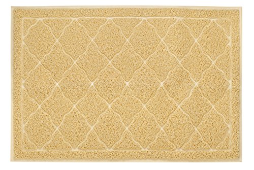 FINNKARE Litter Mat for Cat Litter/Food,Extra Large Cat Pad, Washable Non Slip Dogfood Mats Soft to Paws,Fits Under Litter Box,Beige Color 35 x 23.5 inch ΓΒ‘ΓΒ FINNKARE Litter Mat for Cat Litter/Food,Extra Large Cat Pad, Washable Non Slip Dogfood Mats Soft to Paws,Fits Under Litter Box,Beige Color 35 x 23.5 inch ΓΒ‘ΓΒ