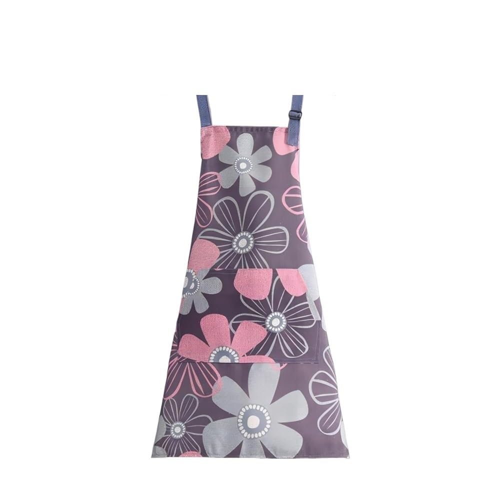 10pcs Cartoon Girasole Grembiule, Estate Sottile, Cinghia Regolabile Donne Senza Maniche Cucina Casa Pulito