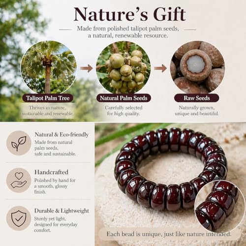 Image of Fidget Bracelet Fidget Adults Anxiety Relief Items Bodhi Beads Jewelry Stretch Sensory Beaded Bracelets for Women Men Christmas Stocking Stuffers