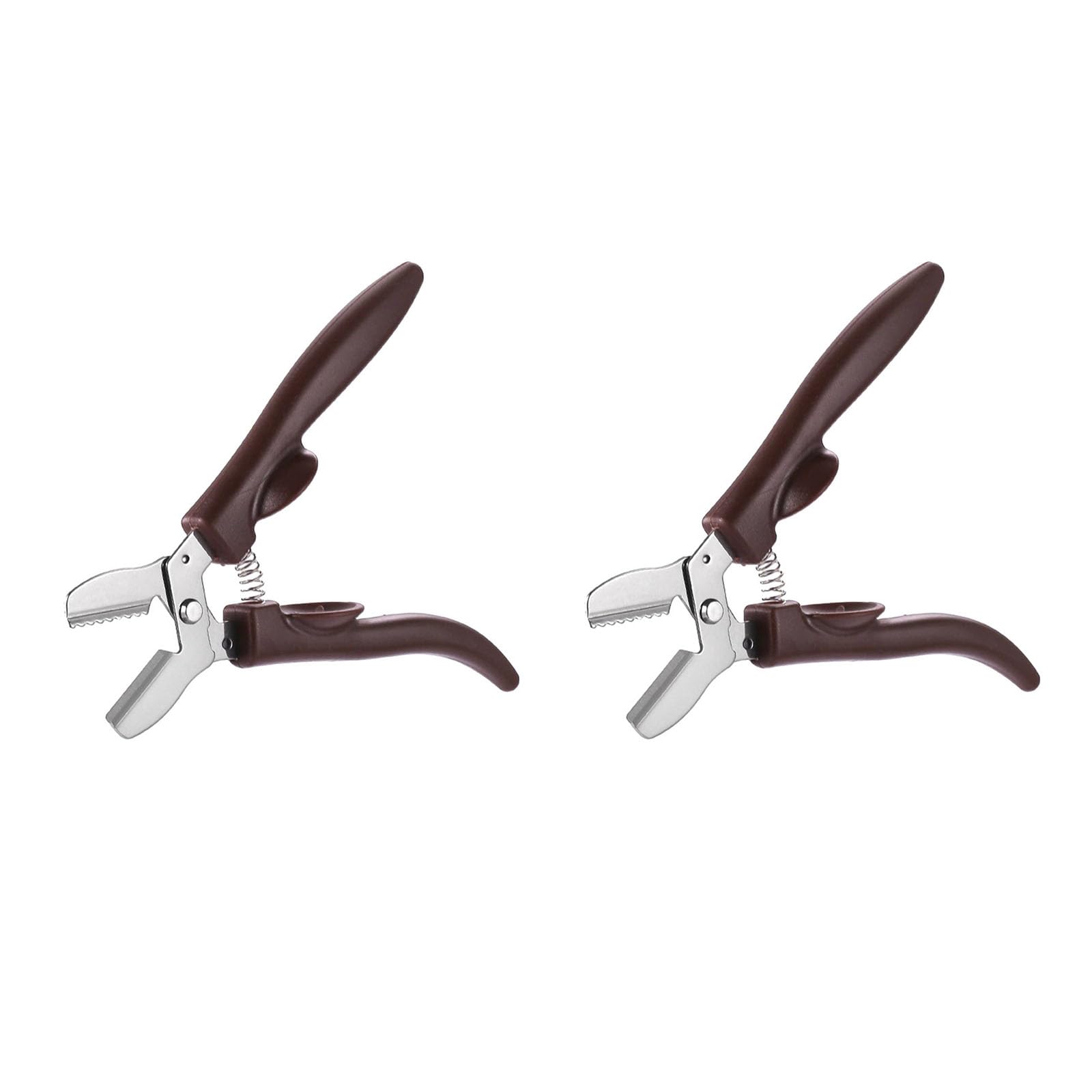 Jazuaiao 2Pcs Multifunctional Chestnuts Scissors Stainless Steel Nut Cracker Kitchen Tool for Walnuts Cutting and Slicing Multifunctional Chestnut Scissors