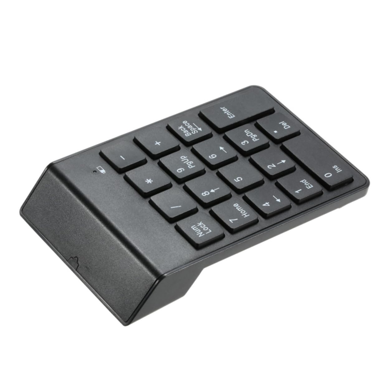 Mikikit Keyboard Number Pad Keyboards for Computers 18-Key Numeric Keyboard Numeric Keypad Black