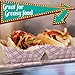 Upper Midland Products Paper Hot Dog Food Tray, 100 Durable Grease Proof 3LB Paperboard Nachos Carnival Concession Stand Serving Boat Basket Holders for Fries, Popcorn or Snacks