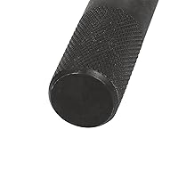 Vista 5 de uxcell 2pcs 0.591 in & 0.472 in Dia Metal Knurled Shank Hollow Hole Punch para correa de junta de cuero