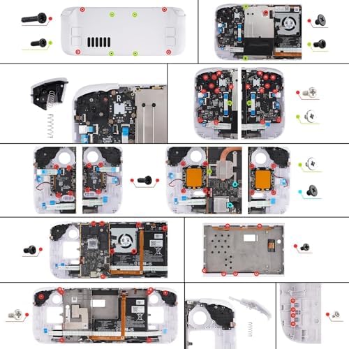 eXtremeRate DIY Full Set Shell with Buttons for Steam Deck LCD, Custom Faceplate Back Plate Replacement Shell for Steam Deck LCD - Classic 1989 GB DMG-01 [Console NOT Included] — view 8