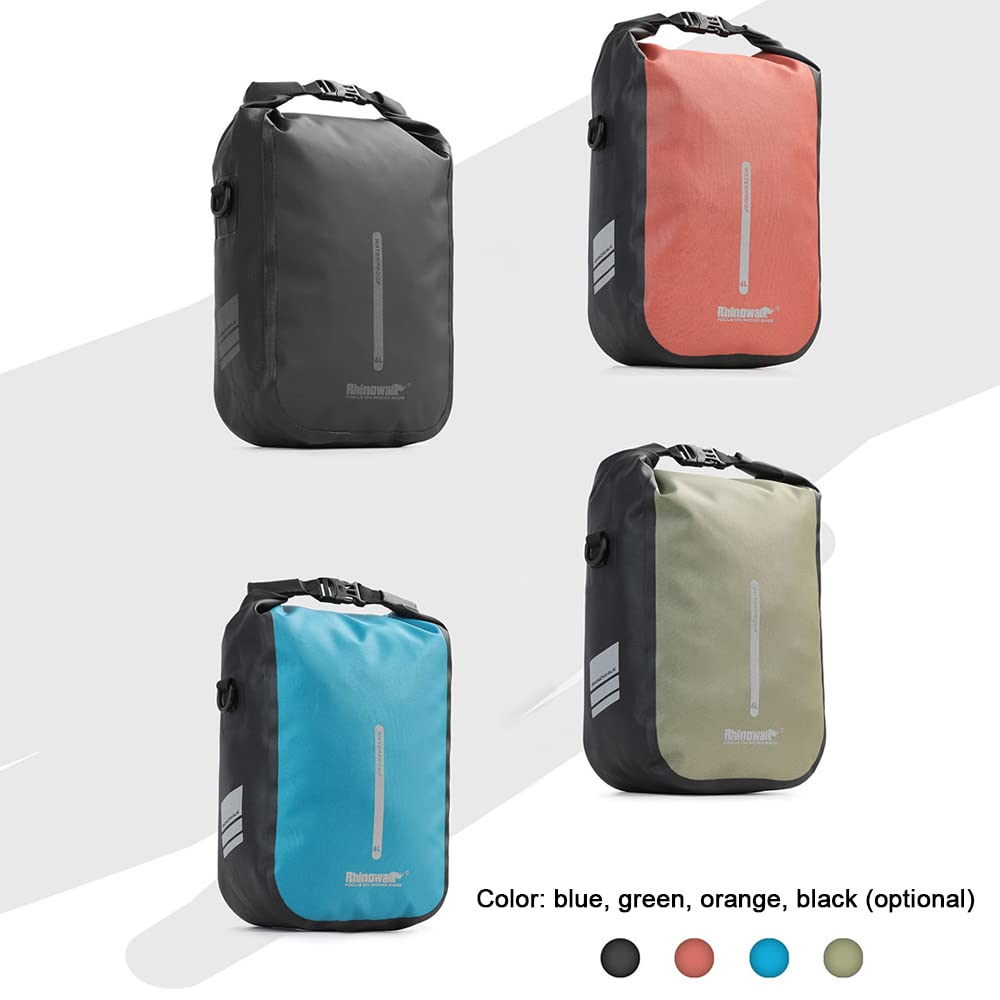 Bolsa para horquilla delantera de bicicleta de liberación rápida de 6L, bolsa impermeable para ciclismo, bolsa delantera para bicicleta, bolsa de almacenamiento para patinete eléctrico, accesor