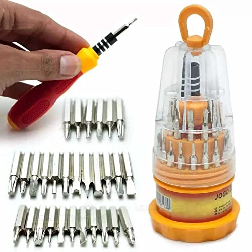 Kit De Ferramentas Chaves Manutenção Celular Tablet 31x1 Lelong Le-938