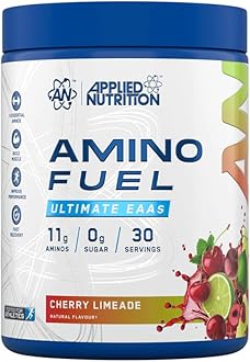 Applied Nutrition Amino Fuel - Amino Acids Supplement, EAA Essential Amino Acids Powder, Muscle Fuel & Recovery (390g - 30 Servings) (Cherry Limeade)