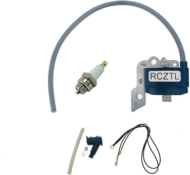 1113-400-1300 Ignition Coil and Spark Plug Compatible with Stihl 030 030AV 031 031AV, Replaces 1113 400 1300, 2 204 222