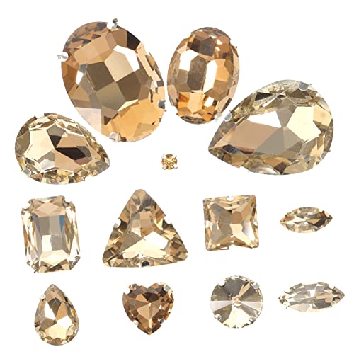 Strass à coudre verre pour vêtement et bricolage de bijoux - 4