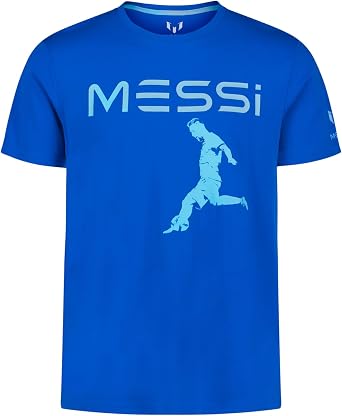 Messi Men's Kick Tee, Lifestyle Short Sleeve T-Shirt, Standard Fit with Graphic