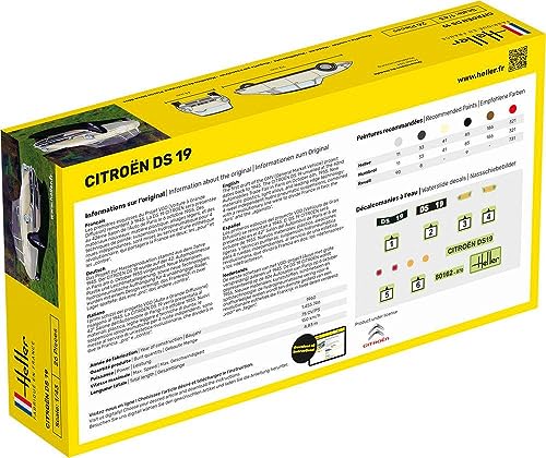 Heller 1: 43 Gift set - Citroen DS 19