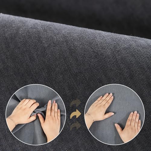 Housse de canapé en chenille antidérapante et lavable