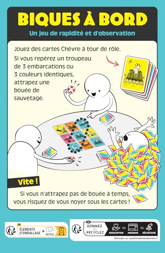 Jeu d'ambiance Asmodee Biques à bord - vue 4