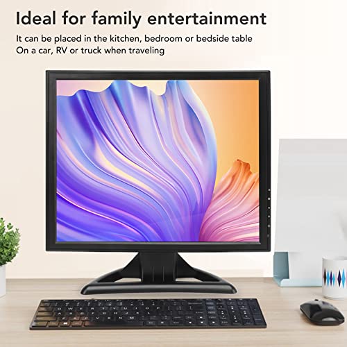 LED-Computermonitor, VGA AV BNC USB DC-Eingang 17 Zoll PC-Monitor Einstellbar 1280 X 1024 Dual-Lautsprecher für Gaming (EU-Stecker) – Bild 4