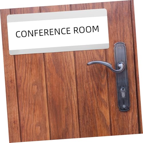 Tofficu Self Adhesive Stainless Steel Office Door Sign Interchangeable Nameplate for and Educational Facilities Identification for Enhanced Visitor Experience - Thumbnail 7