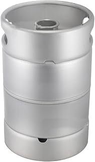 Bierfass aus Edelstahl 304, Kleines tragbares Bierfass, 20 Liter Fass mit Spiraldeckel, für hausbrauen, Crafting und Fassbier