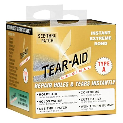 How to attach patches to backpack Tear-Aid Fabric Repair Patch Roll Kit