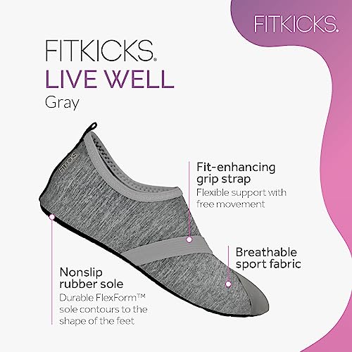 Image of FITKICKS Original Women's Foldable Active Lifestyle Minimalist Footwear Barefoot Yoga Sporty Water Shoes